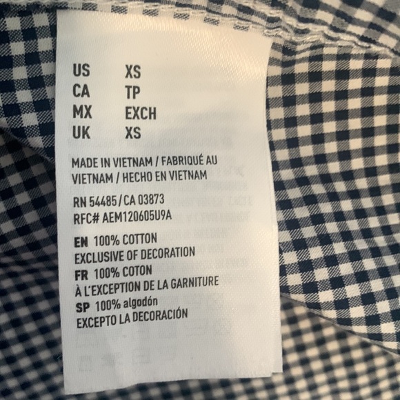 American Eagle Seriously Soft Classic Fit Collared Button Down Shirt Men’s XS - Picture 10 of 13